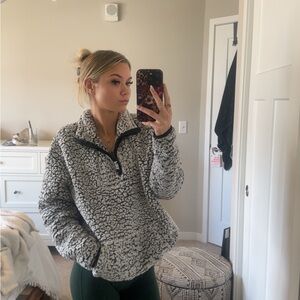 Victoria's Secret Black and White Teddy Jacket